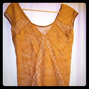 Maurices light weight tan top small